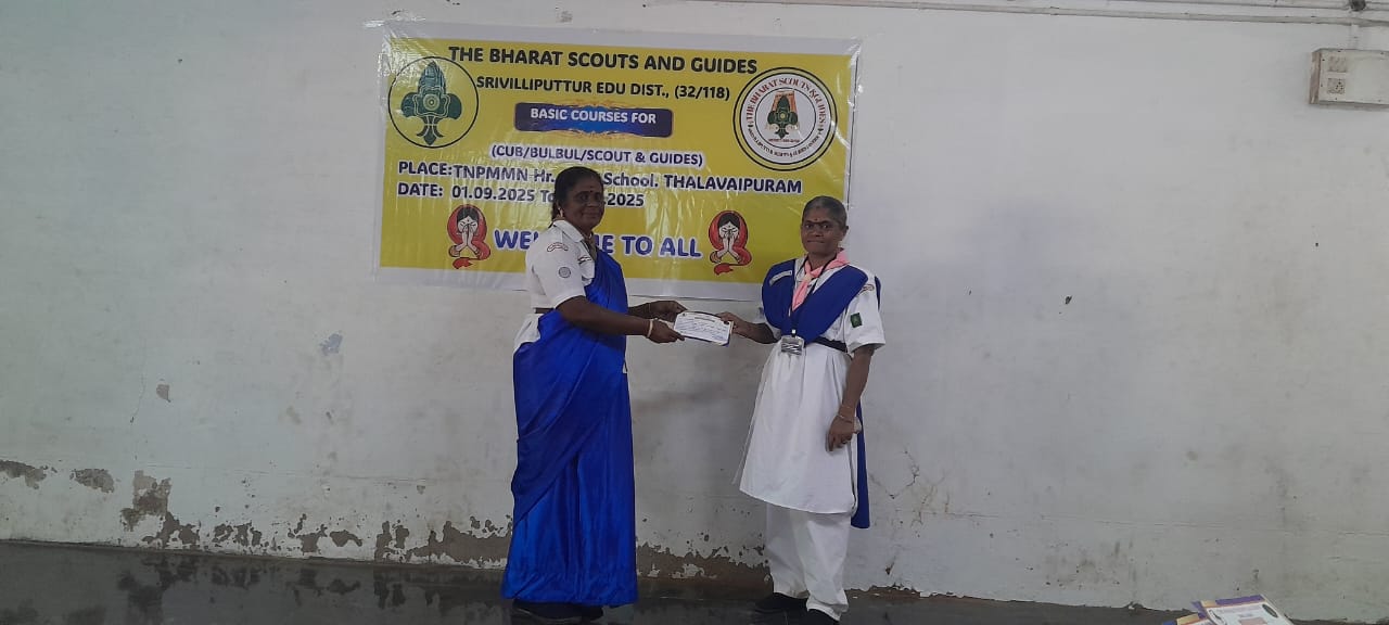 Principal with Scouts